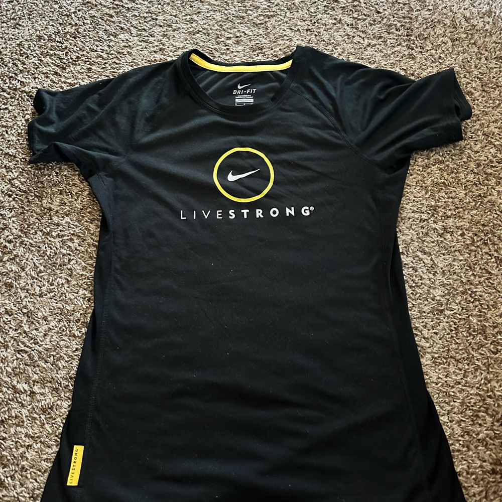 Nike Dri-FIT Black and Yellow Shirt